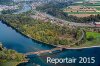 Luftaufnahme Kanton Aargau/Klingnau/Koblenz Bahn - Foto Bearbeitet  Aarebruecke 7190